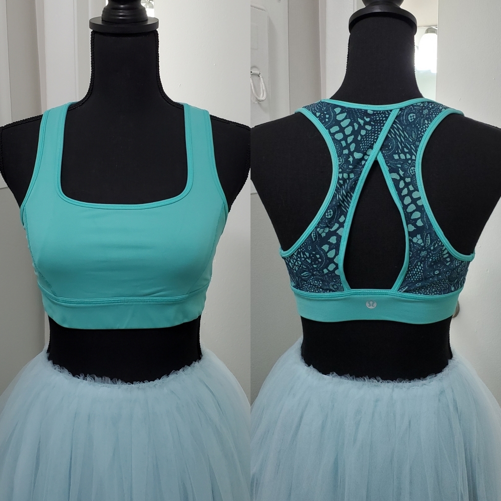 Lululemon Run with the Sun Bali Breeze Bra Sz 8